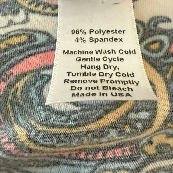 Agnes & Dora Multicolor Paisley Long Sleeve Dress in XS. #841 - Picture 3 of 6